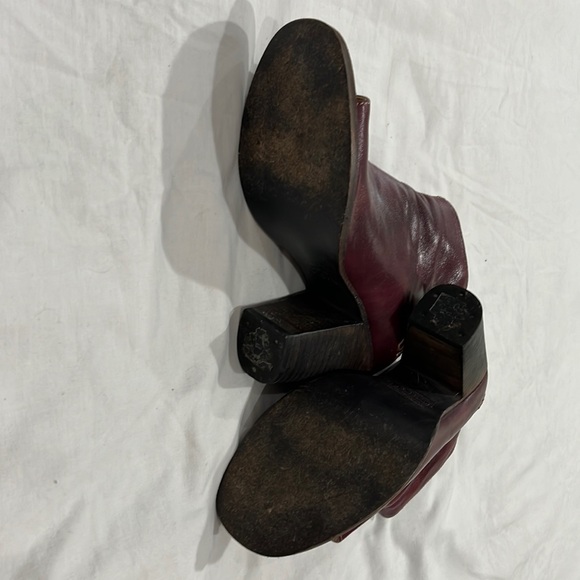 Bed Stu burgundy peel toe bootie size 8.5 - Picture 3 of 3